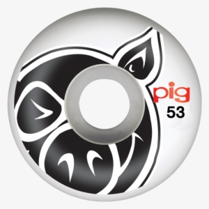 Pig Head Natural 53mm - Pig 55mm Skateboard Wheels #3928457