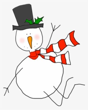 Yippe Skippe Snowman - Cartoon #3928707