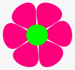 60s Hair Clipart - Pink Flowers Clip Art #3928741