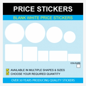 Blank White Price Stickers Removable Adhesive - Special Offer Stickers #3928847