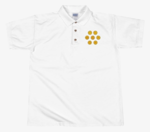 Dbz 7 Dragon Balls Embroidered Polo Shirt - Polo Shirt #3929349