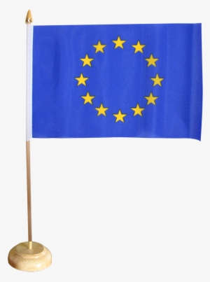 European Union Eu Table Flag - Drapeau Union Européenne Png #3929544