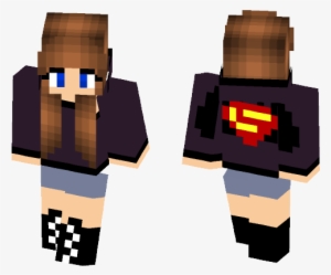 Superman Girl - Minecraft Christmas Girl #3929994