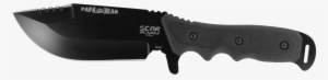 Papa Bear - Scar Blades Papa Bear Knife, Powdercoat Gray/brown/black #3930069