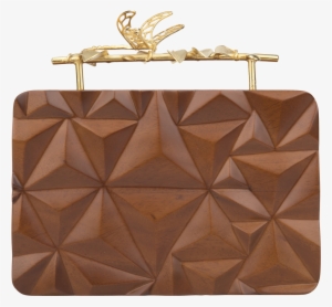 Triangle Wooden Firefly Clutch #3931935