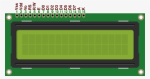 Arduino Lcd - 16 X 2 Lcd Png #3931988
