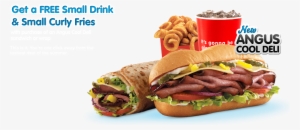 Click Here To Get A Free Small Drink And A Small Curly - Arby's Coupons 2011 #3932484