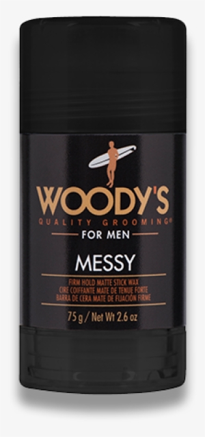 Messy Styling Stick - Woodys Messy Firm Hold Matte Stick Wax - 2.6oz (set #3933059