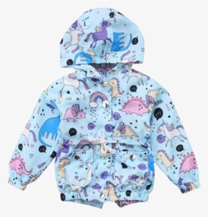 Sea Creatures Hooded Coat - Coat #3933111