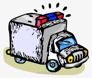 Police Paddy Wagon Royalty Free Vector Clip Art Illustration #3933385