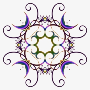 Flourishy Floral No Background Big Image Png - Clipart Background Designs Png #3934098