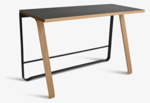 Model - Oak/black - Minimalistisk Skrivebord Eg #3934683