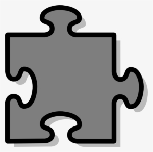 How To Set Use Grey Jigsaw Piece Clipart - Jigsaw Piece #3934802