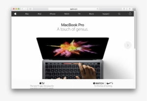 I Captured The Screen Of This Home Page And Produced - Macbook Pro Touch Bar Fingerprint #3934868