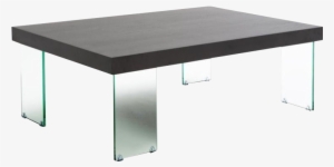 Eurostyle Cabrio Coffee Table Glass In Clear And Wenge - Euro Style Coffee Table In Wenge Finish #3934890