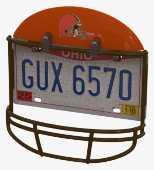 Cleveland Browns Helmet Frame - Sports Team License Plate Frame #3934949