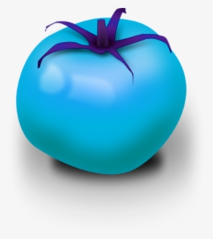 Fresh Tomato Vector Clip Art - Blue Tomato Png #3935291