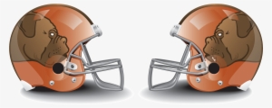 2-browns Helmet - Football Helmet #3935352
