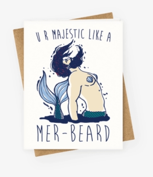 Majestic Mer-beard Greeting Card - Am On A Curiosity Voyage #3935663