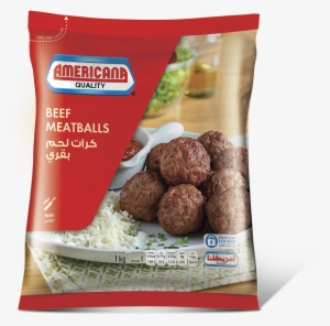 360101 Americana Beef Meatballs 1000g New Bag Design - Americana Food #3935713