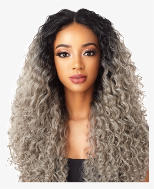 Vixen Deep Spiral 24 Main - Sensationnel Cloud9 4 Way Parting Swiss Lace Wig Vixen #3936007