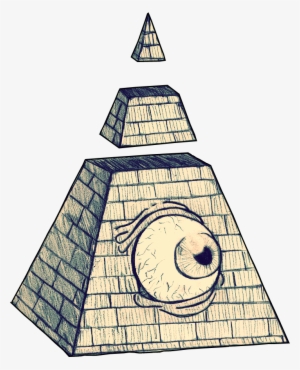 Jpg Freeuse Acropolis Drawing Stencil - Pyramid Drawing #3936104