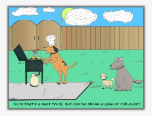 Funny Bbq Cartoon Clipart Dog Barbecue Cartoon - Bbq Cartoon Funny #3936282
