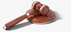 Transparent Image Of Gavel - Court #3937026