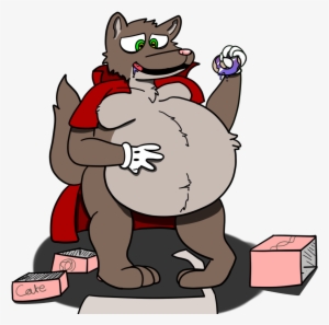 Donut Cake Theif - Cartoon #3937029