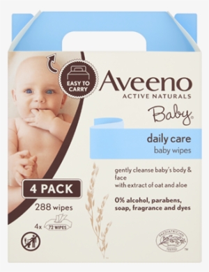 Aveeno® Daily Care Baby Wipes 4 Pack - Aveeno Daily Moisturizing Body Wash - 12 Oz #3937219