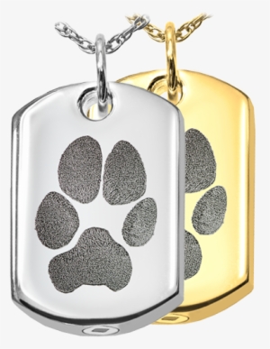 Transparent Library Ash Clipart Cat Cremation - Fingerprint Cremation Jewelry- Dog Tag #3937595