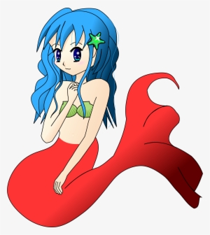 File - Merma#paulliu - Mermaid Anime Girl Blue #3937824