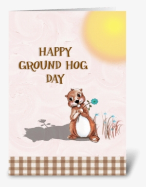 Groundhog Day Greeting Card - Cartoon #3937828