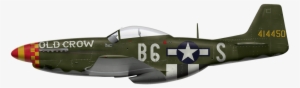 P-51d "old Crow" Side Profile View - Fairford #3938777