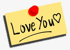 Love You Sticky Notes #3939505