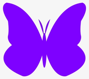Dark Clipart Purple Butterfly - Violet Butterfly Clip Art #3941358