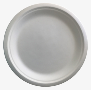 Sugarcane Bagasse Plates 9" Round - Sugarcane #3942062