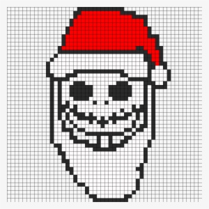 Bead Clipart Cross-stitch Jack Skellington Pattern - Bead #3942521