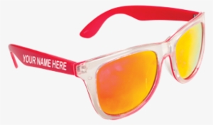 Neon Pink Sunglasses With Revo Lens - Sunglasses #3943472