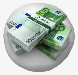 Stack Of 100€ Bills Tufted Floor Pillow - Ονειροκριτησ Λεφτα #3943518