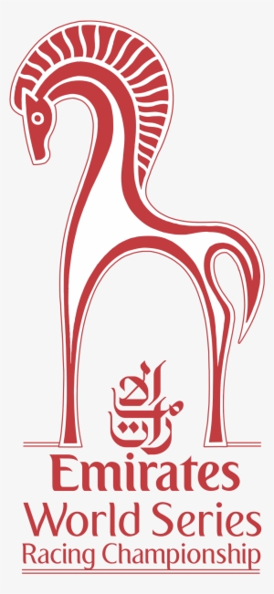 Emirates World Series Racing Championship Logo Png - Emirates Airlines Logo Sticker Red Waterproof Paper #3943776