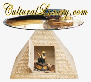 Great Egyptian Pyramid Of Giza Sculptural Glass-topped - Poster #3944148