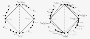 The Diamon Diagram Of G I With The T-paths Identified - J&s 2 Decorative Stickers #3944306