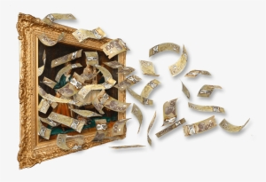 Cdollar Flying Painting Less - Painting #3944399