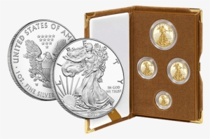 Obverse Inscriptions - 2017 One Ounce Silver Proof Eagle Coin #3944420