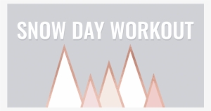 Katrina Tatae Fitness Snow Day Workout - Triangle #3944631