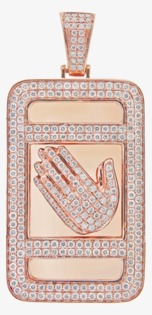 Diamond 3d Hand Pendant #3945067