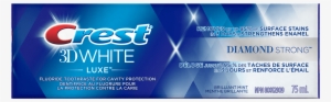 3d White Luxe Crest 3d White Luxe Diamond Strong Toothpaste, #3945143