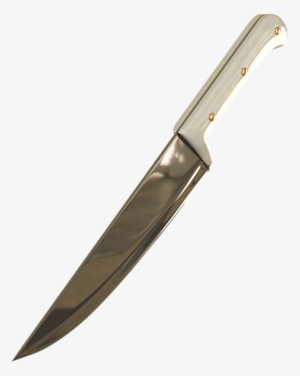 Knife Kitchen, Shiny Metal, Transparent Background - Knife #3945166