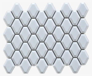 Tpmg-07 3d White Diamond Porcelain Mosaic Tile Kitchen #3945281